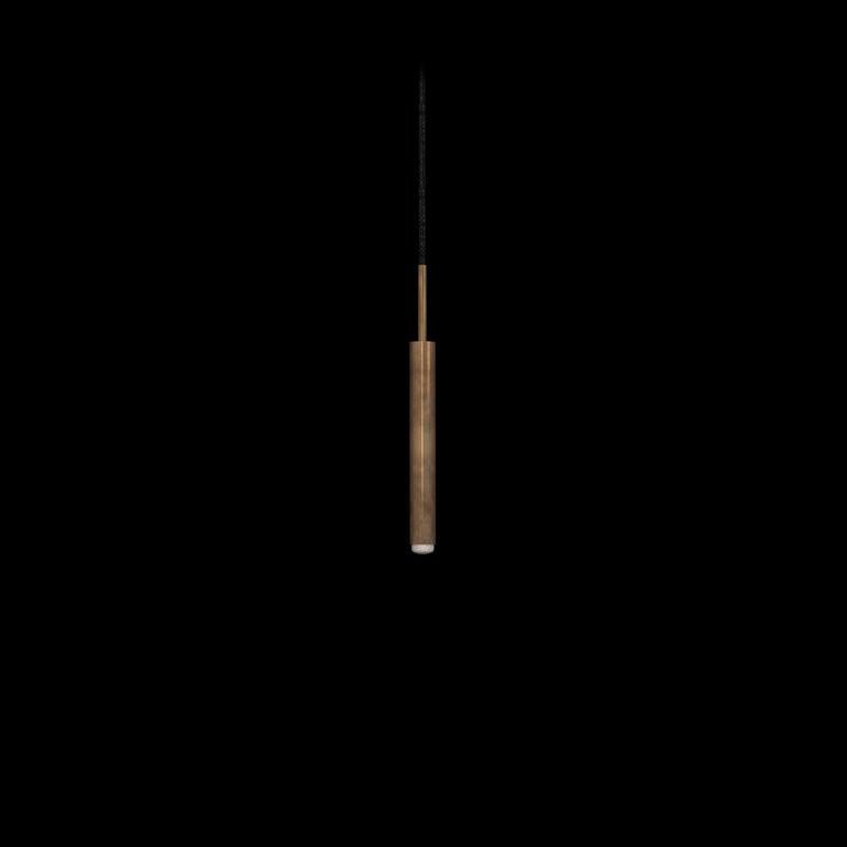 Johan Carpner Stav 1 Raw Brass Celing Lamp by Konsthantverk In New Condition For Sale In Barcelona, Barcelona
