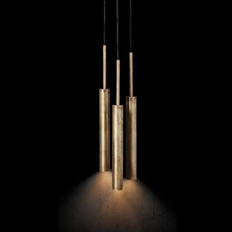 Ceiling lamp model Stav 3 designed by Johan Carpner and manufactured by Konsthantverk.

The production of lamps, wall lights and floor lamps are manufactured using craftsman’s techniques with the same materials and techniques as the first