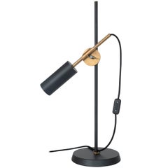 Johan Carpner Stav Black Table Lamp by Konsthantverk