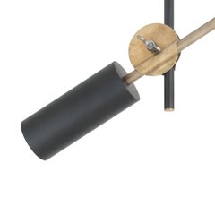 Johan Carpner Stav Spot 1 Black Ceiling Lamp by Konsthantverk
