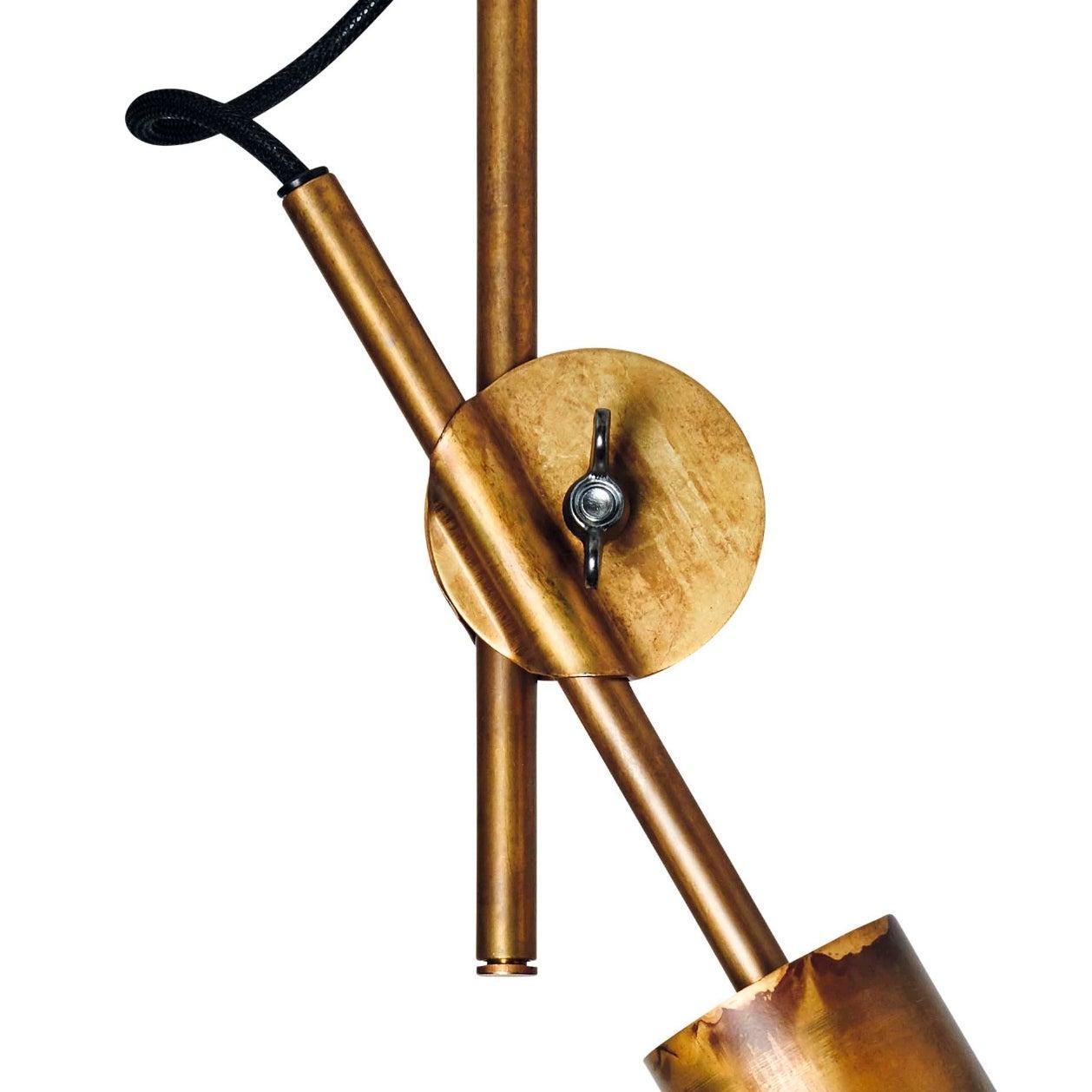 Johan Carpner Stav Spot 1 Lámpara de techo de latón by Konsthantverk Escandinavo moderno en venta
