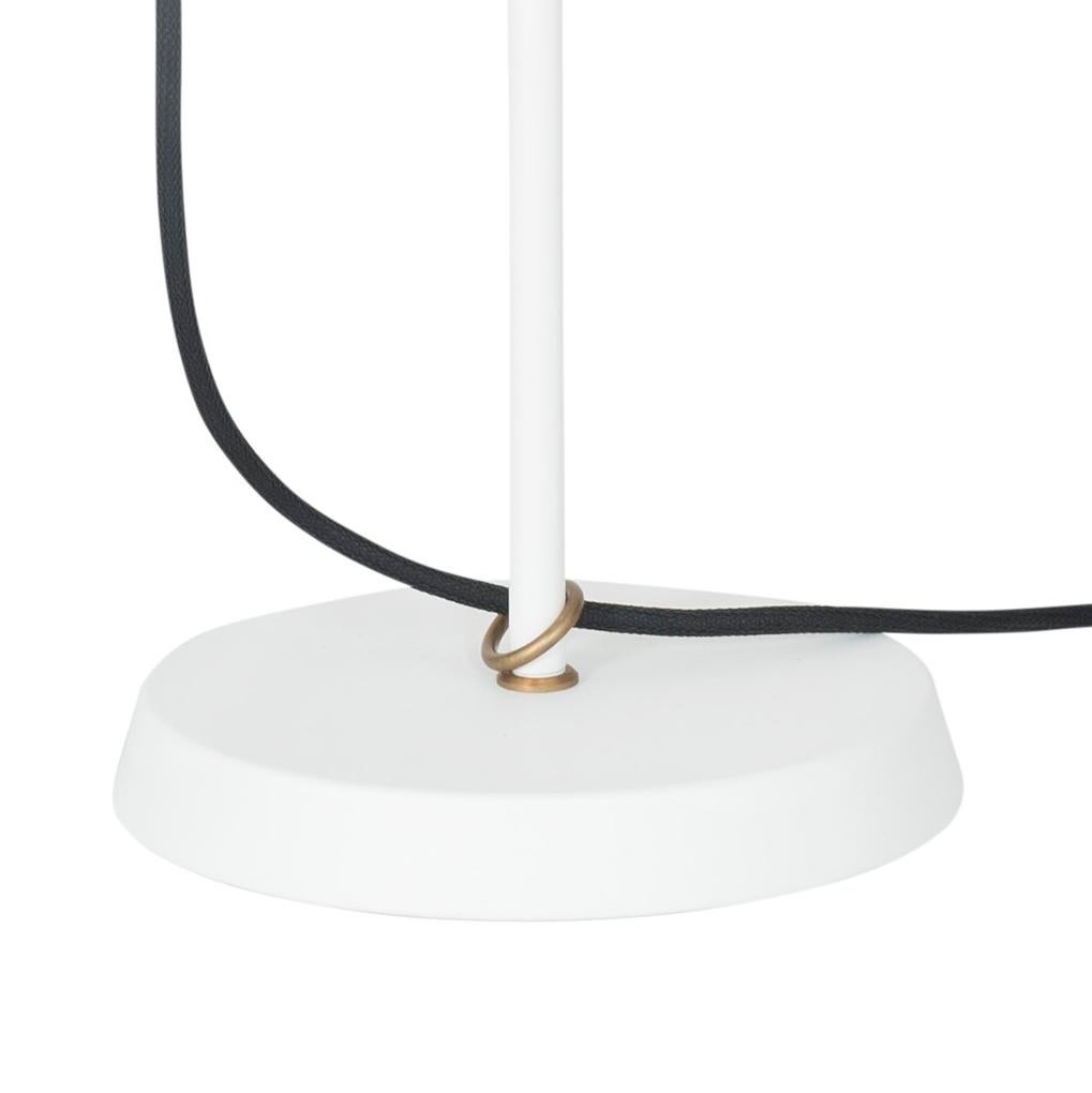Swedish Johan Carpner Stav White Table Lamp by Konsthantverk For Sale