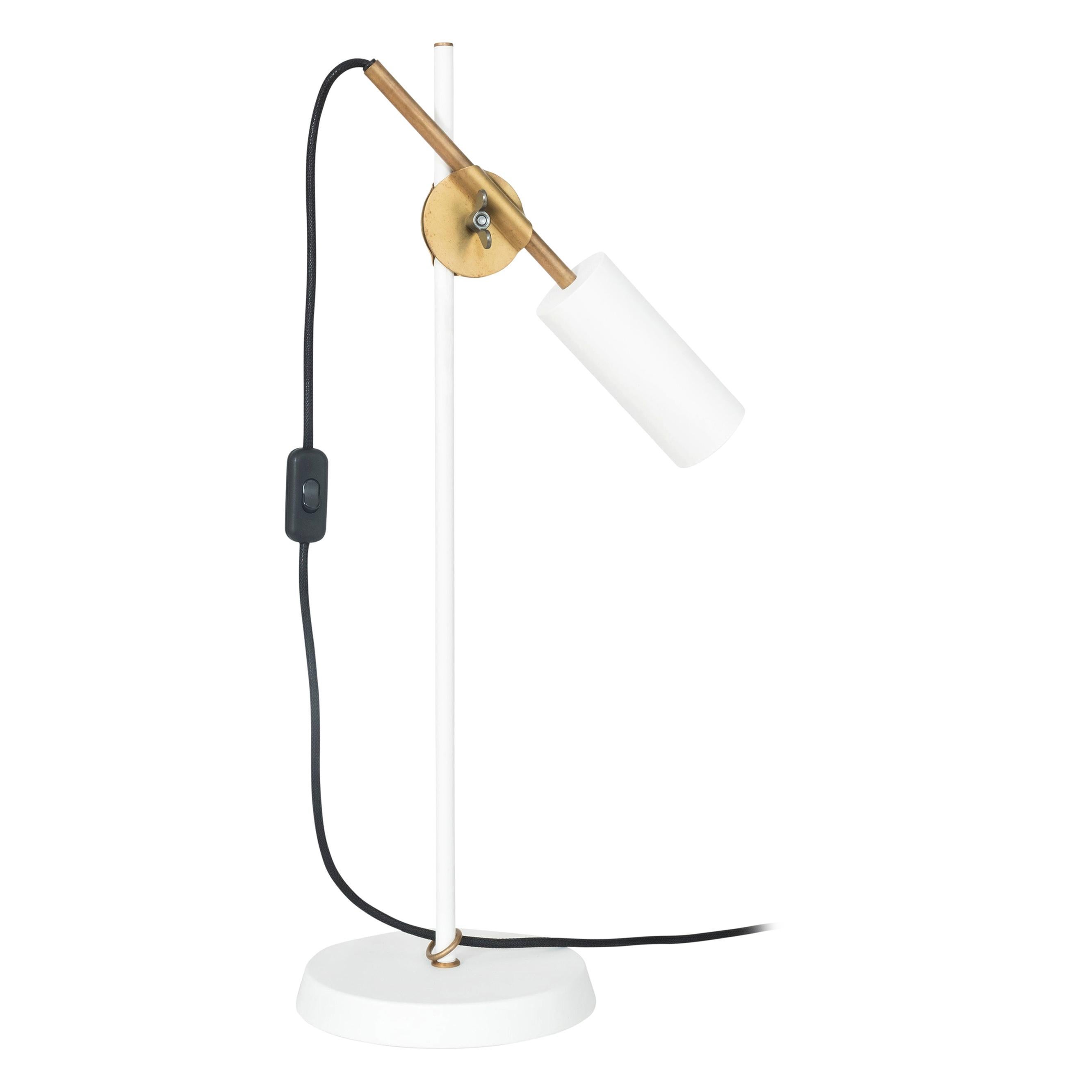 Johan Carpner Stav White Table Lamp by Konsthantverk
