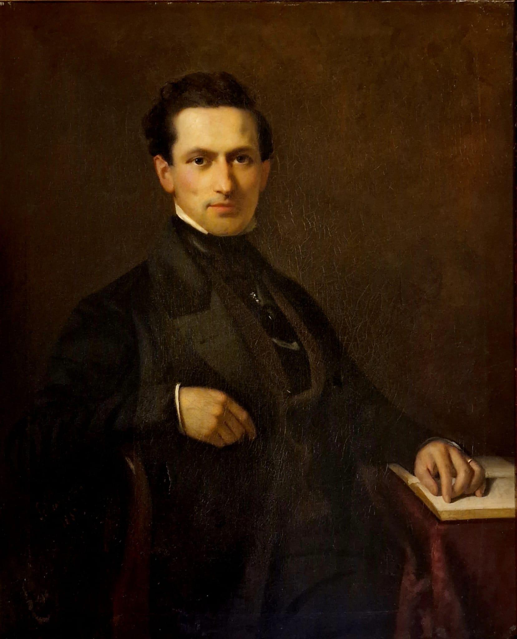 Mr Johan George Schwartze - Painting by Johan Georg Schwartze