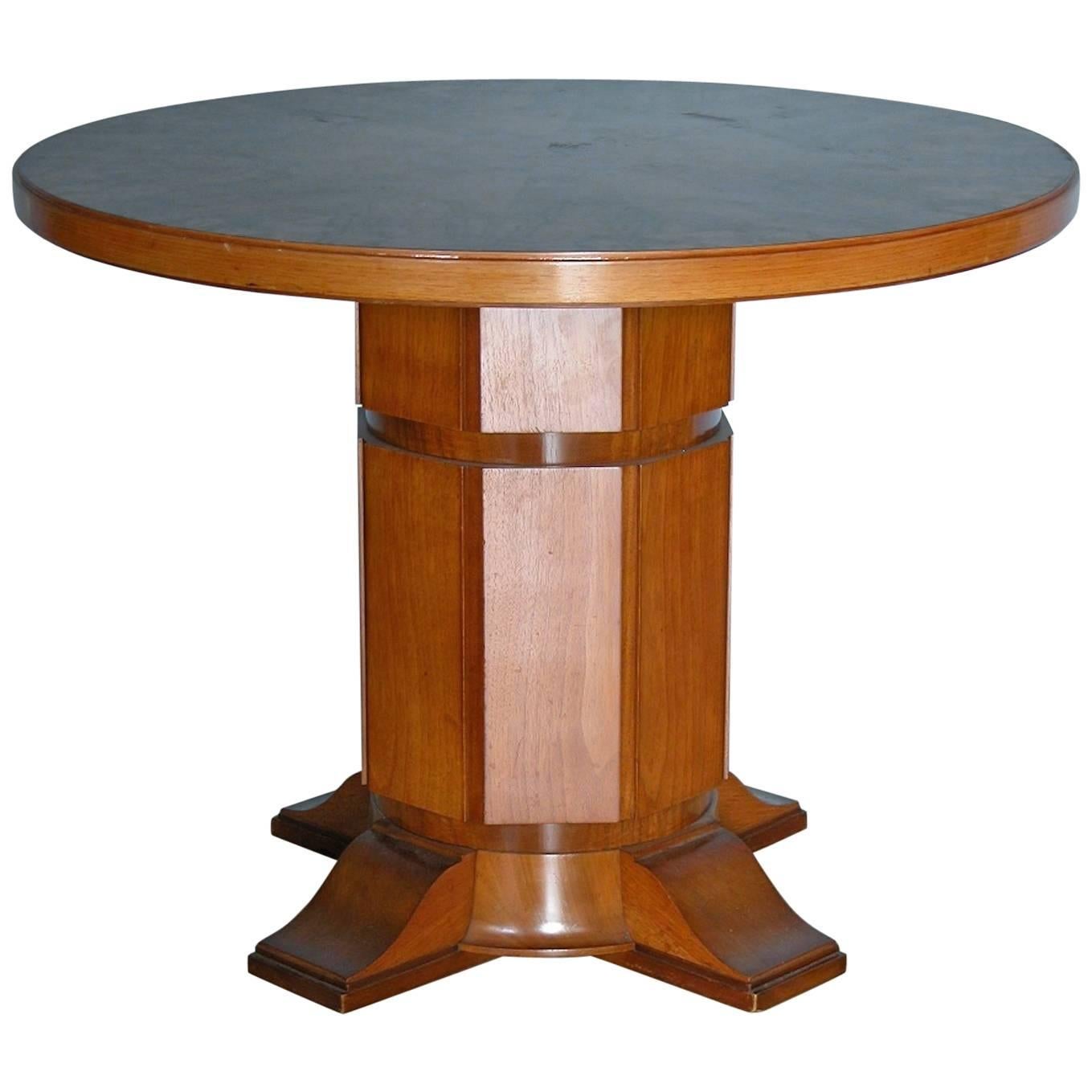 Johan Gudmann Rohde, Table with Centre Pillar, Origin: Denmark, Circa 1900-1920