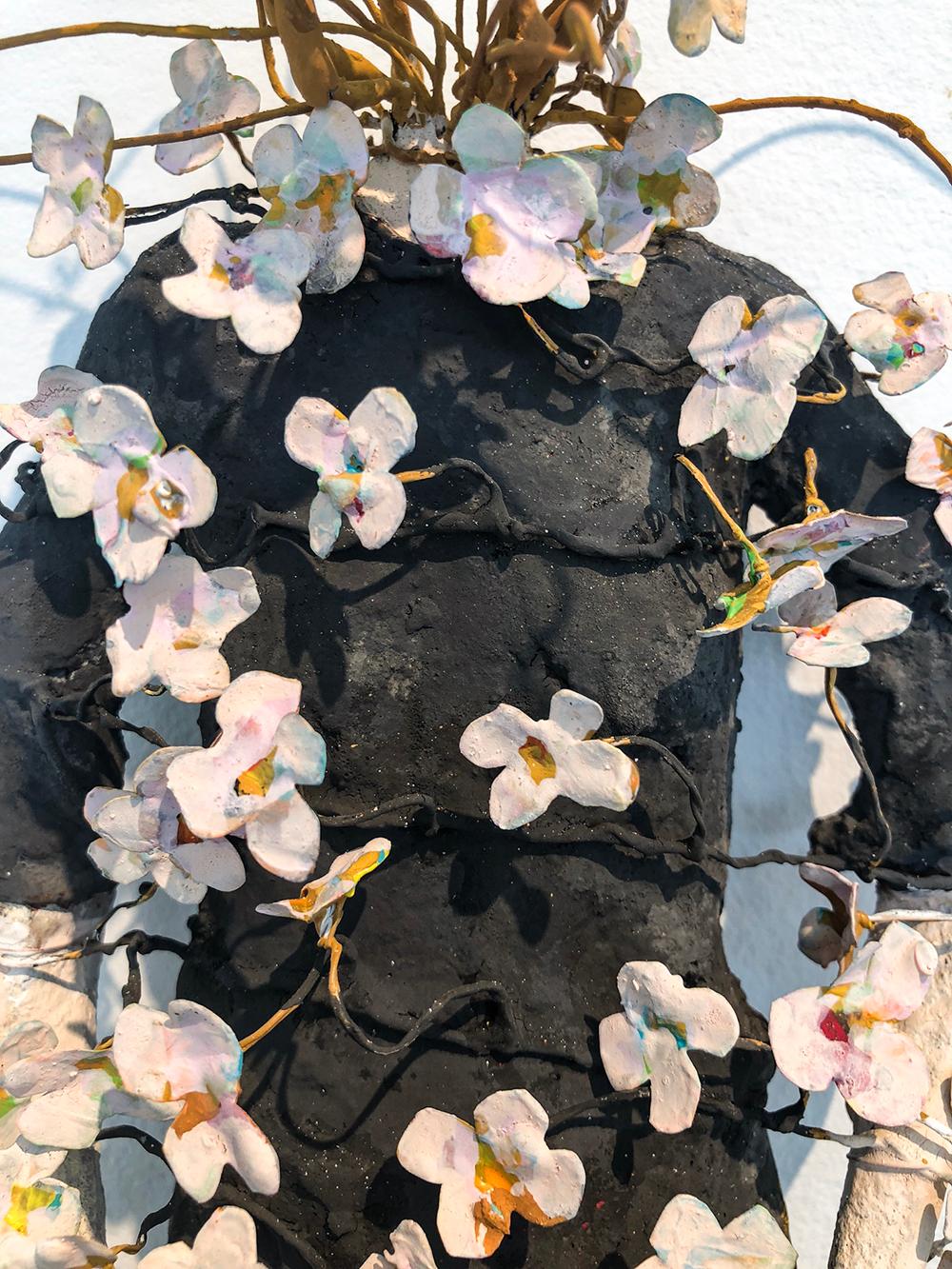 Dressed in Wildflowers and Furrow Weeds, 2018  concrete, copper and milk paint   23 x 4 x 7 inches            

JOHAN HAGAMAN  ARTIST STATEMENT

It has been said that the act of observation is linked to the “reality” observed—that we can create our