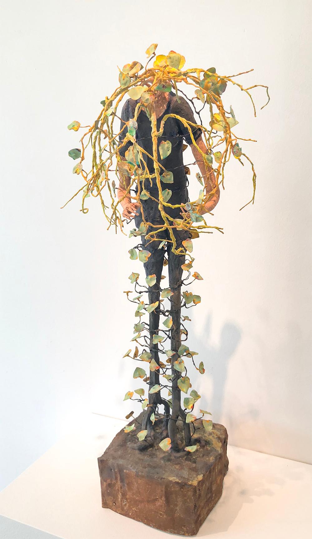 Growing Himself  - Sculpture by Johan Hagaman