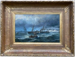   « White Cliffs of Dover » de Johan Jacob Bennetter, 1822-1904, peintre norvégien