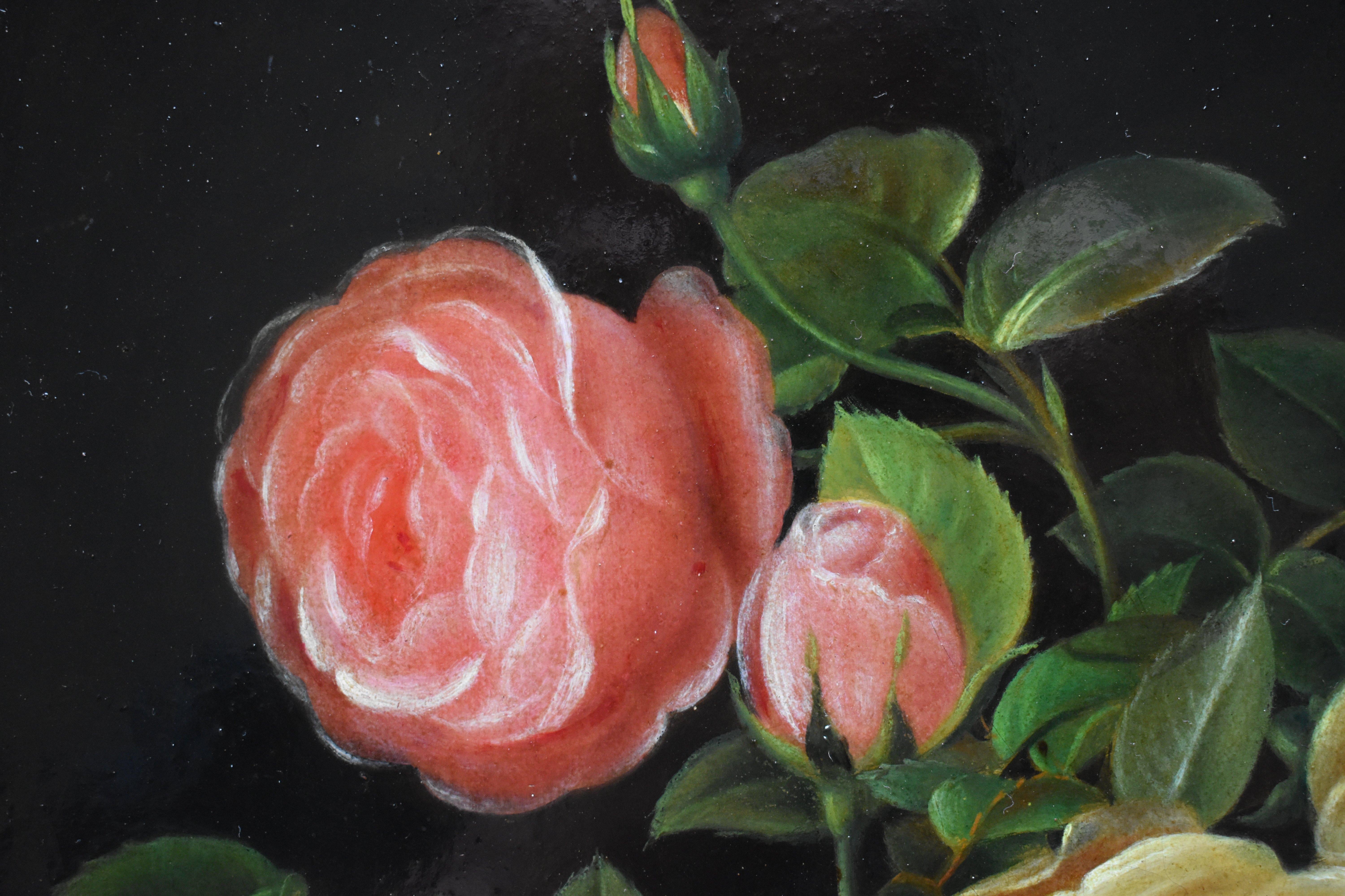 Danish Still Life Oil Painting Signed 1