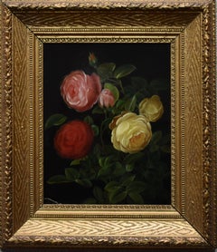 Nature morte danoise à l'huile signée