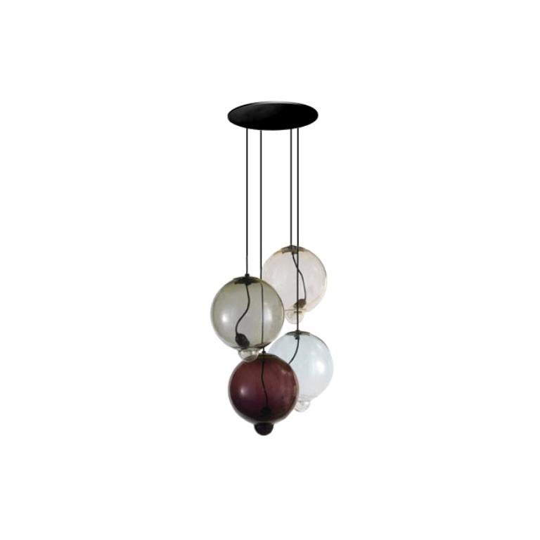 Johan Lindstèn Meltdown Lamp with 4 Diffusers in Glass and Iron for  Cappellini For Sale at 1stDibs | cappellini meltdown, meltdown cappellini
