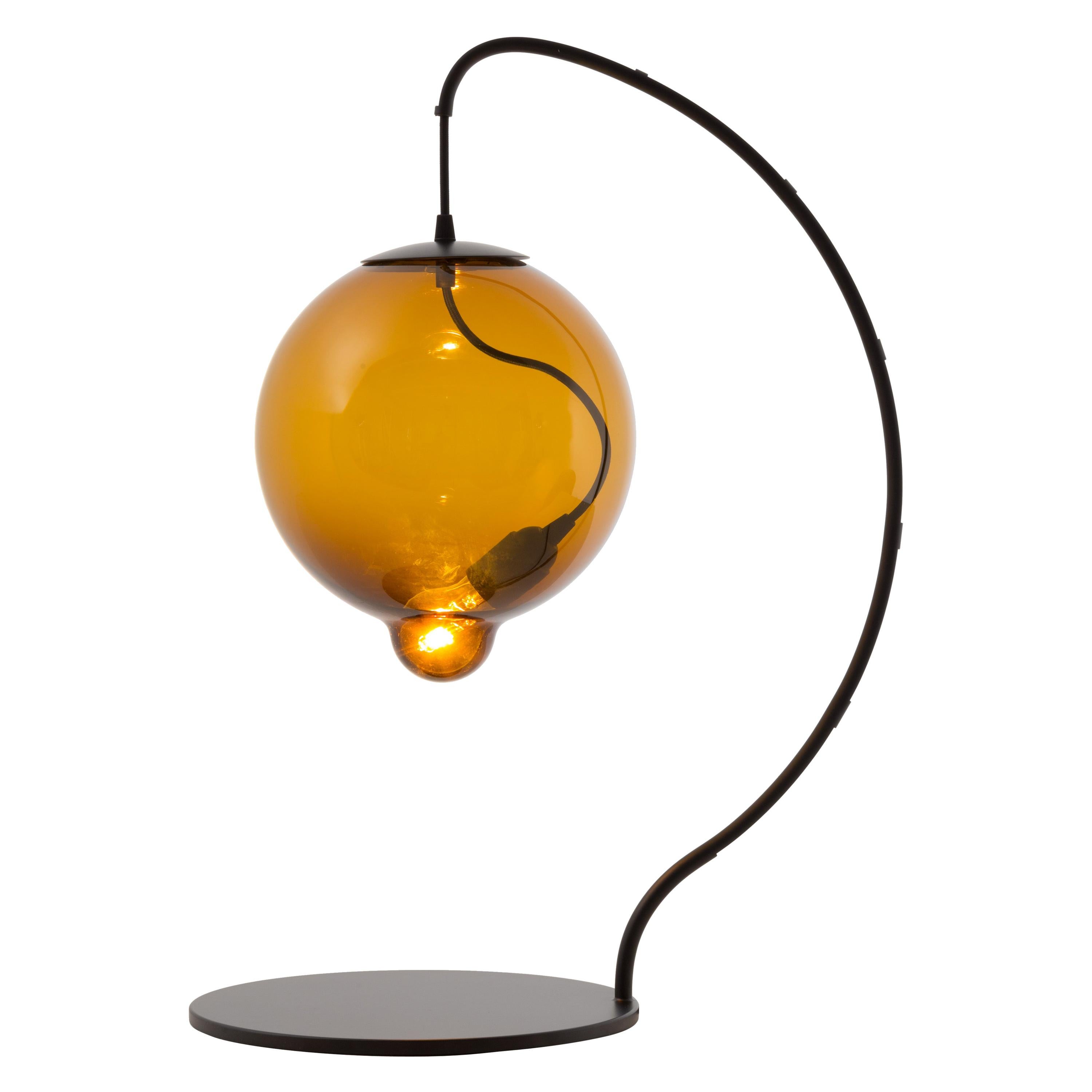 Johan Lindstèn Meltdown Table Lamp in Glass and Iron for Cappellini