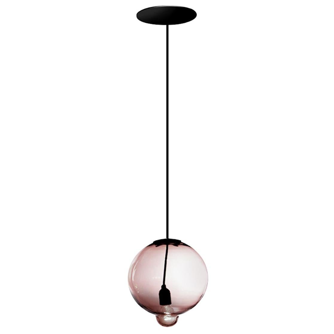 Johan Lindstèn Single Diffuser Meltdown Lamp in Glass and Iron for Cappellini
