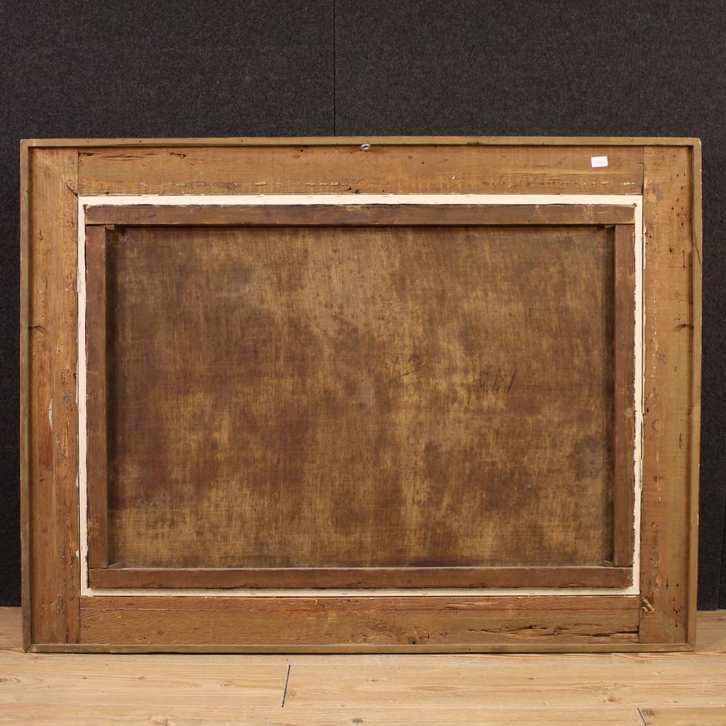 18. Jahrhundert Öl auf Leinwand Italienisch antike Landschaft mit Ruinen Gemälde, 1790 im Angebot 6