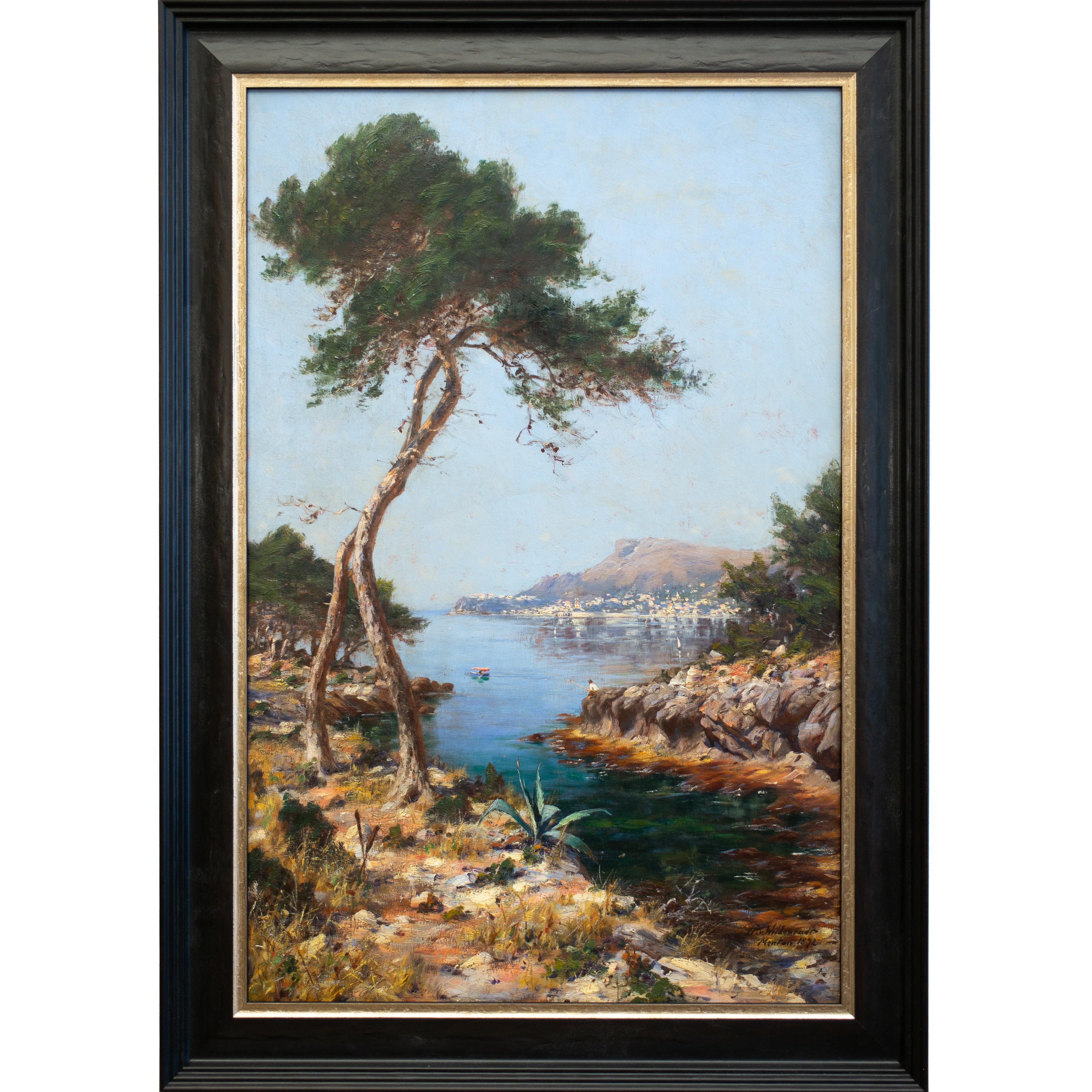 Der 1861 im dänischen Helsingør geborene Johan Peter von Wildenradt studierte an der Königlich Dänischen Akademie der Schönen Künste in Kopenhagen bei dem berühmten Laurits Tuxen. In den späten 1880er Jahren reiste er durch Südfrankreich und war
