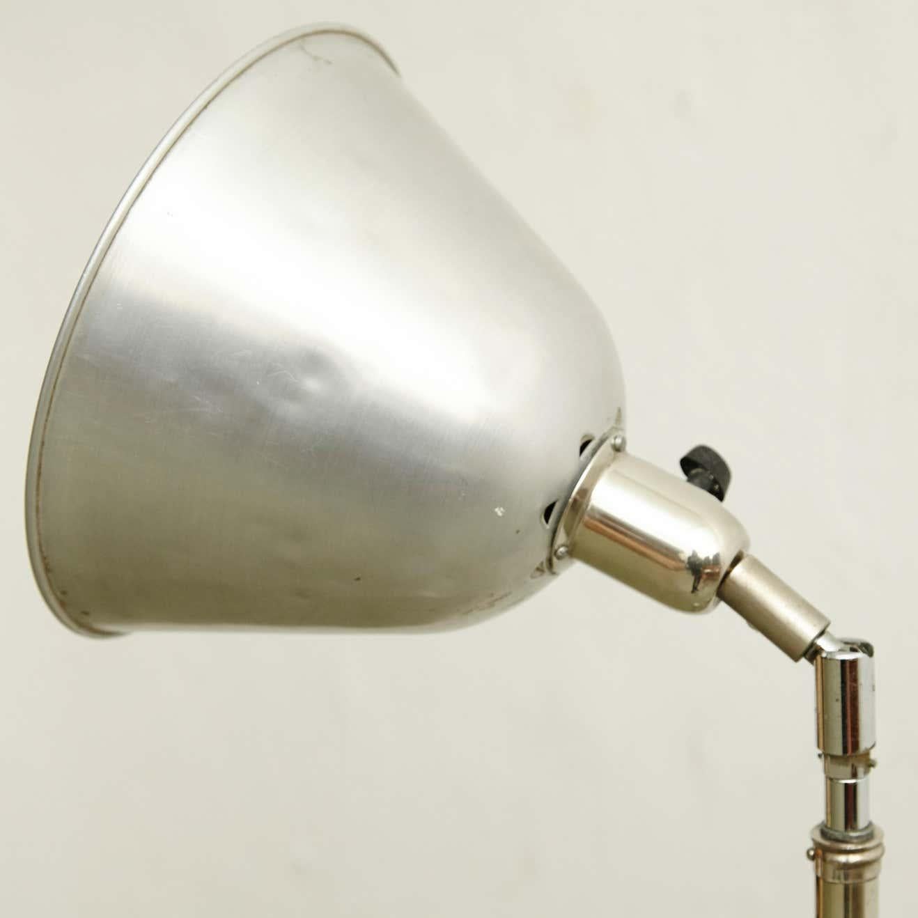 Johan Petter Johansson Mid-Century Modern Triplex Telescopic Lamp, circa 1930 In Good Condition For Sale In Barcelona, Barcelona