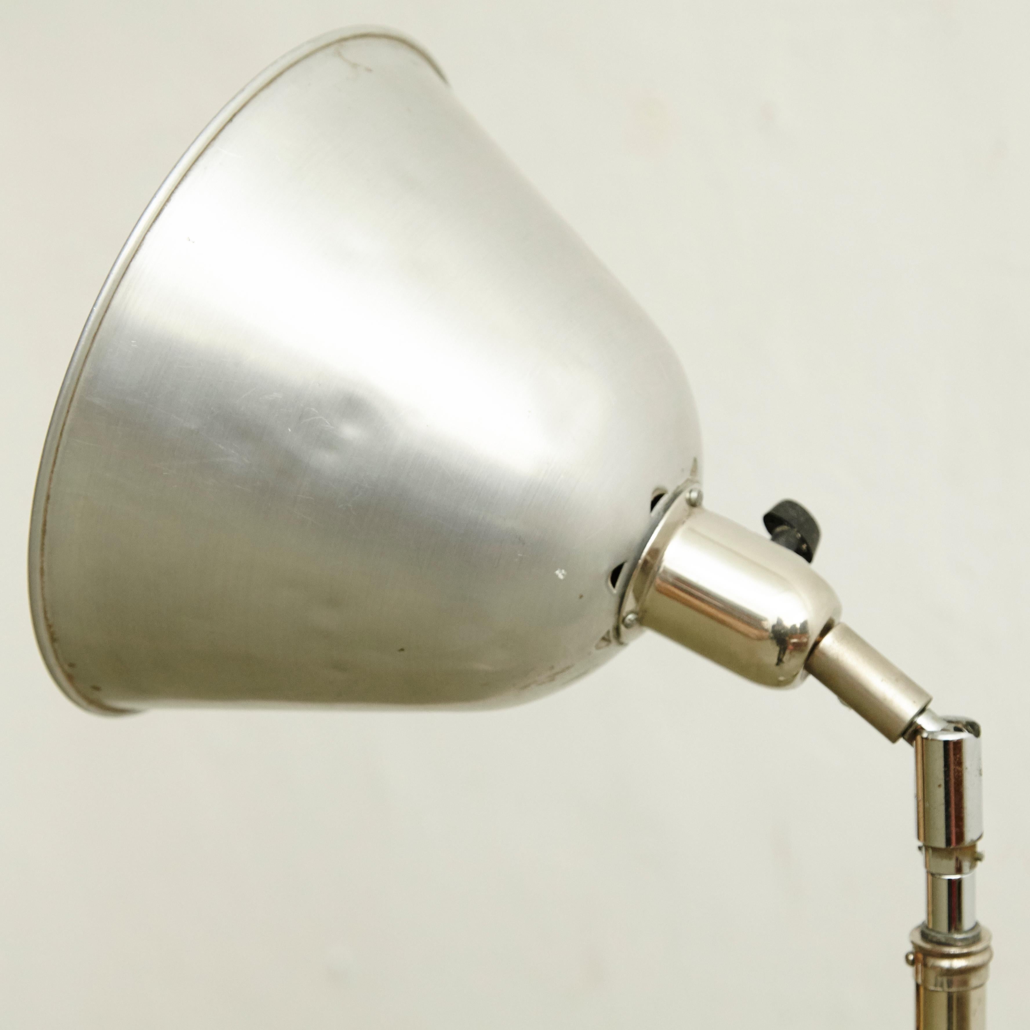 Aluminum Johan Petter Johansson Mid-Century Modern Triplex Telescopic Lamp, circa 1930