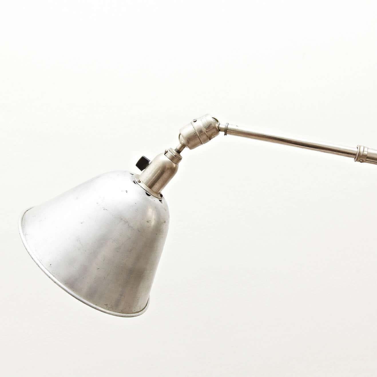 Aluminum Johan Petter Johansson Mid-Century Modern Triplex Telescopic Lamp, circa 1930 For Sale