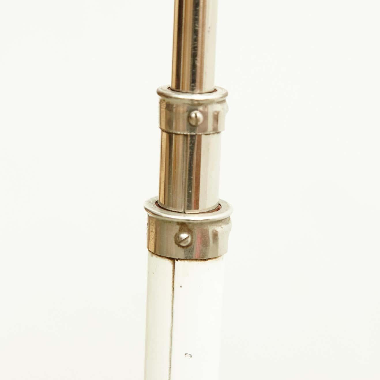 Alluminio Lampada telescopica triplex di Johan Petter Johansson, metà del secolo scorso, 1930 circa in vendita
