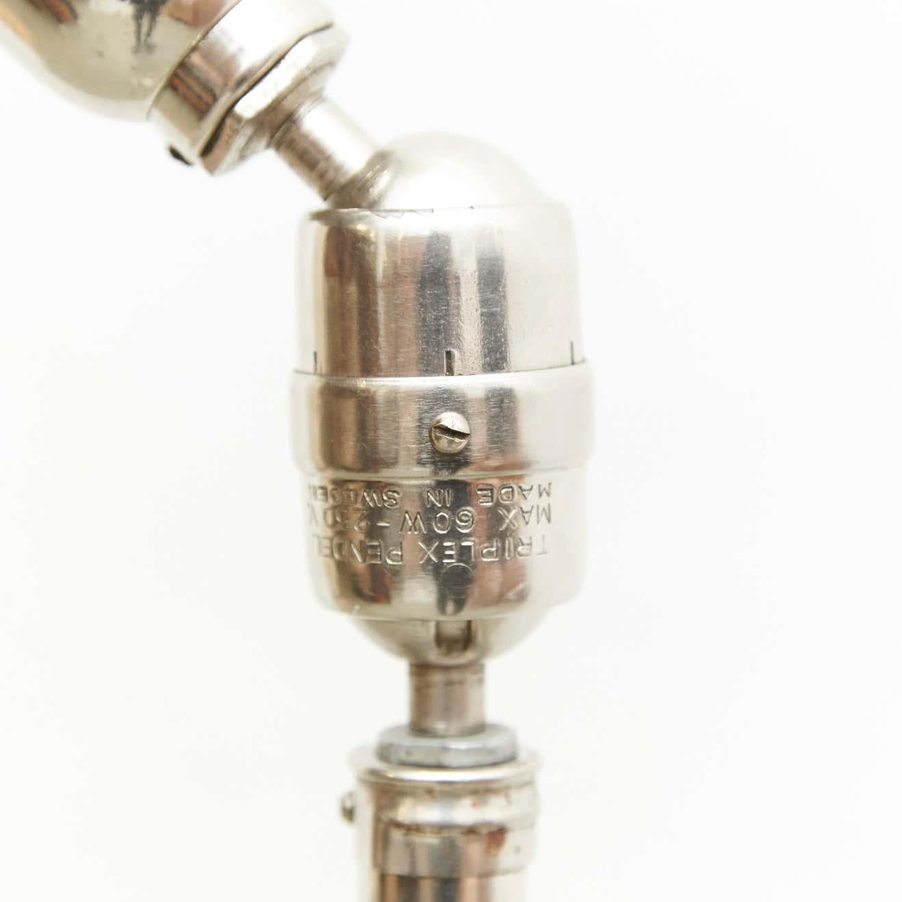 Johan Petter Johansson Triplex Telescopic Lamp, circa 1930 For Sale 1