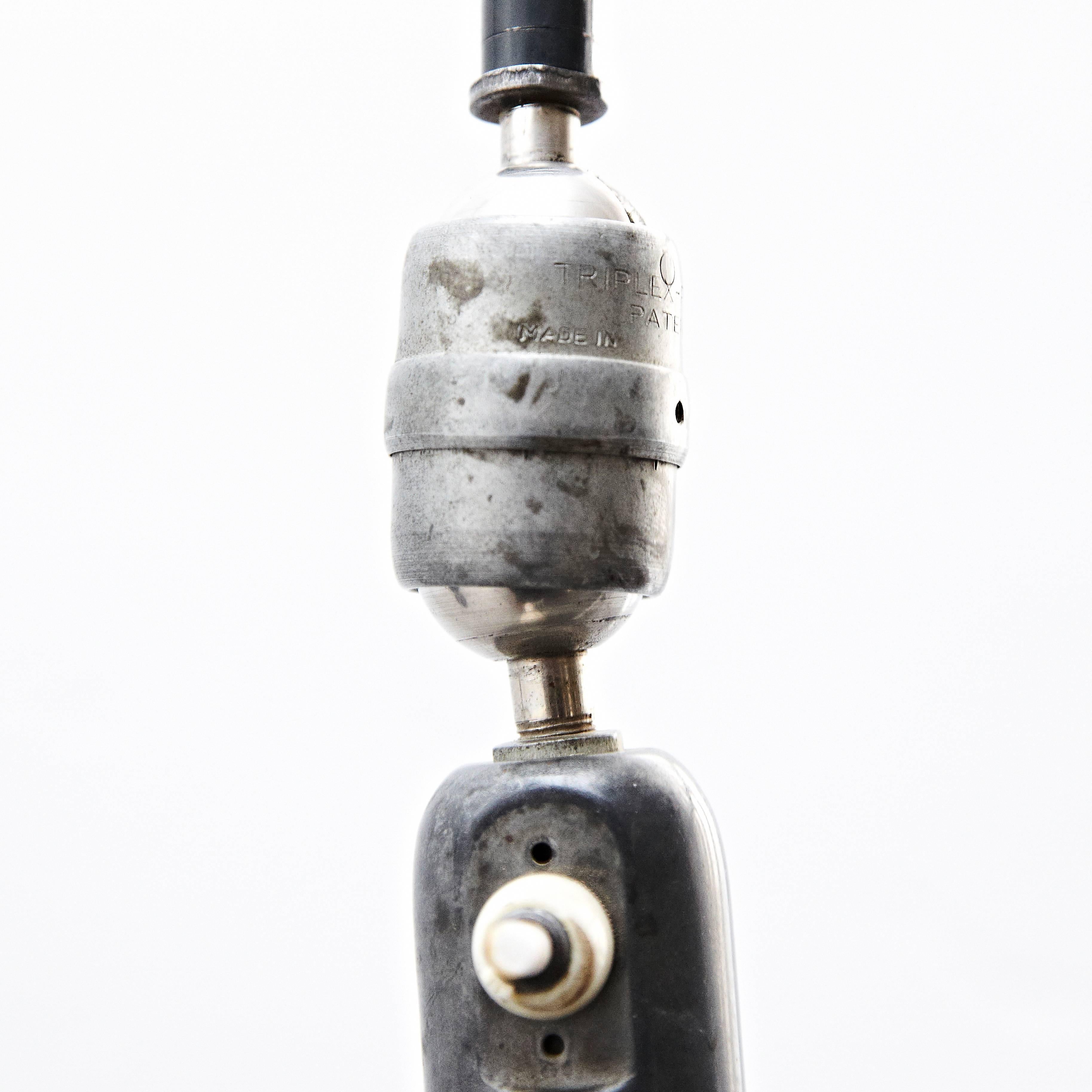 Johan Petter Johansson Triplex Wall Lamp, circa 1930 In Good Condition In Barcelona, Barcelona