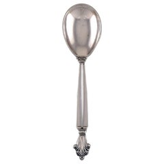 Vintage Johan Rohde for Georg Jensen, Acanthus Jam Spoon in Sterling Silver