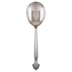 Johan Rohde for Georg Jensen, Acanthus Serving Spoon in Sterling Silver