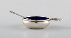 Johan Rohde for Georg Jensen, "Acorn" Salt Cellar in Sterling Silver