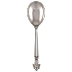 Johan Rohde for Georg Jensen, Early Acanthus Gourmet Spoon in Sterling Silver