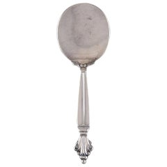 Johan Rohde for Georg Jensen, Early Acanthus Serving Spade in Sterling Silver