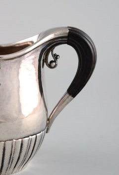 Johan Rohde for Georg Jensen, Kosmos Cream Jug in Sterling Silver