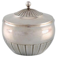 Johan Rohde for Georg Jensen, Kosmos Sugar Bowl in Sterling Silver