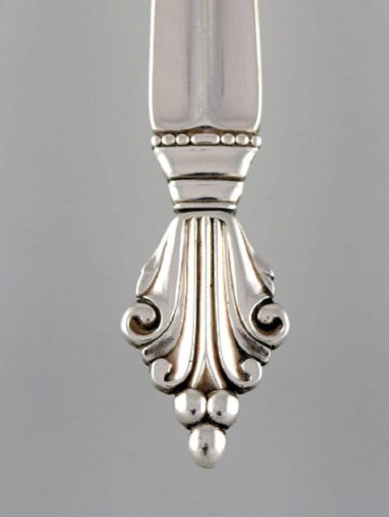 Danish Johan Rohde for Georg Jensen, Large and Early Acanthus Serving Spade For Sale