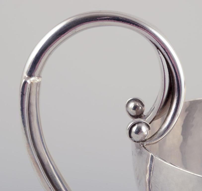 Johan Rohde pour Georg Jensen. Saucière en argent sterling. Excellent état - En vente à København, Copenhagen