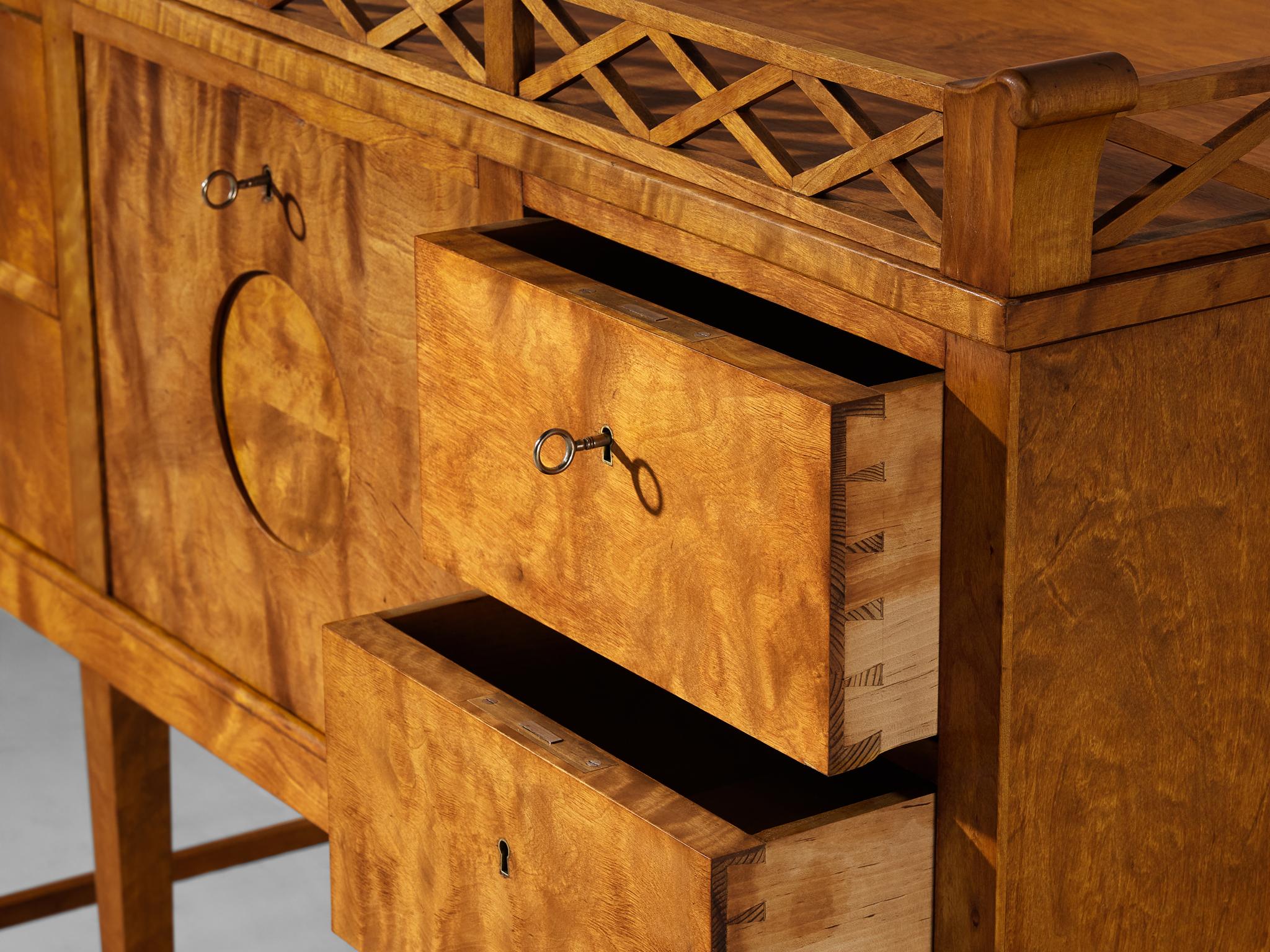 Johan Rohde Unique Sideboard in Birchwood For Sale 5