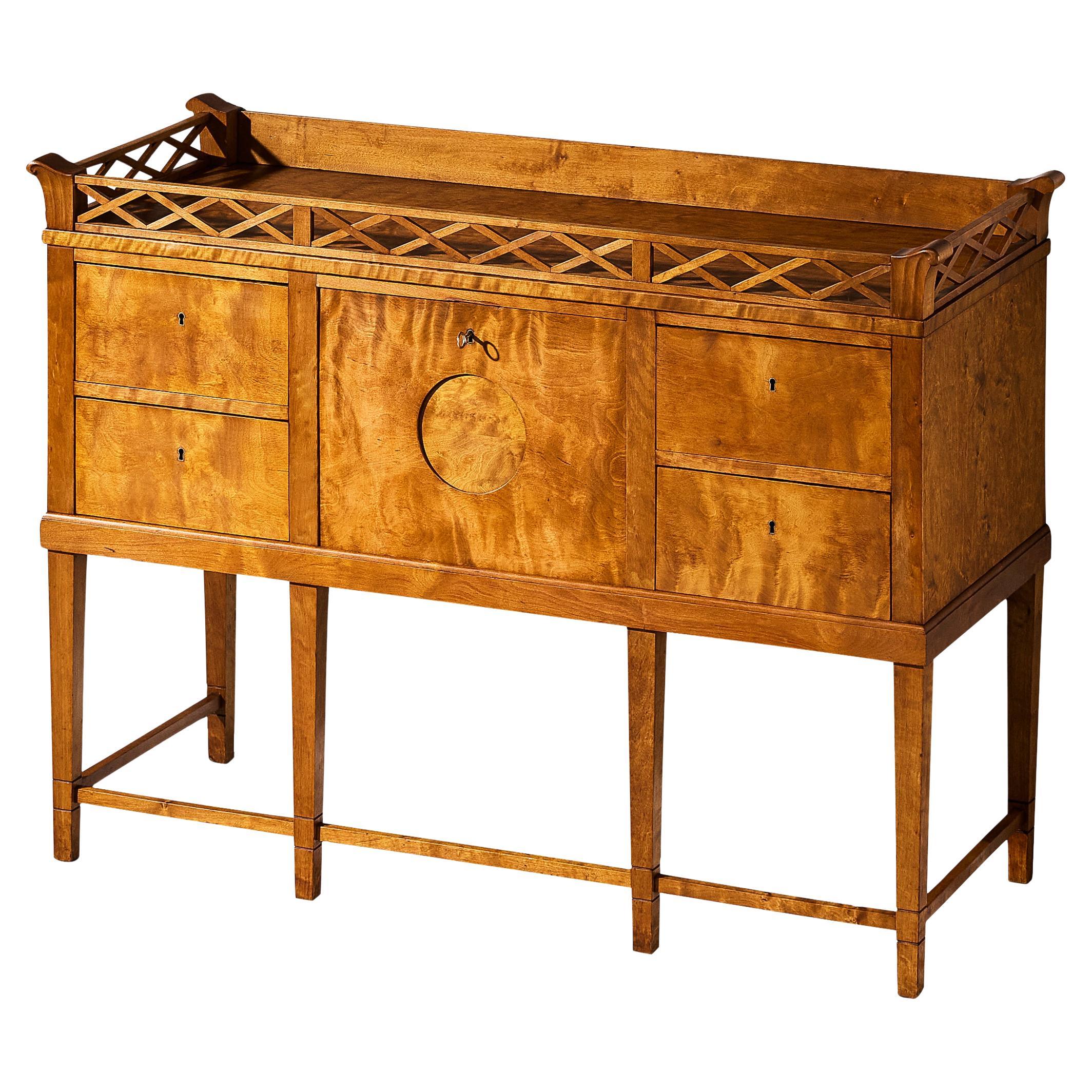 Johan Rohde Unique Sideboard in Birchwood For Sale