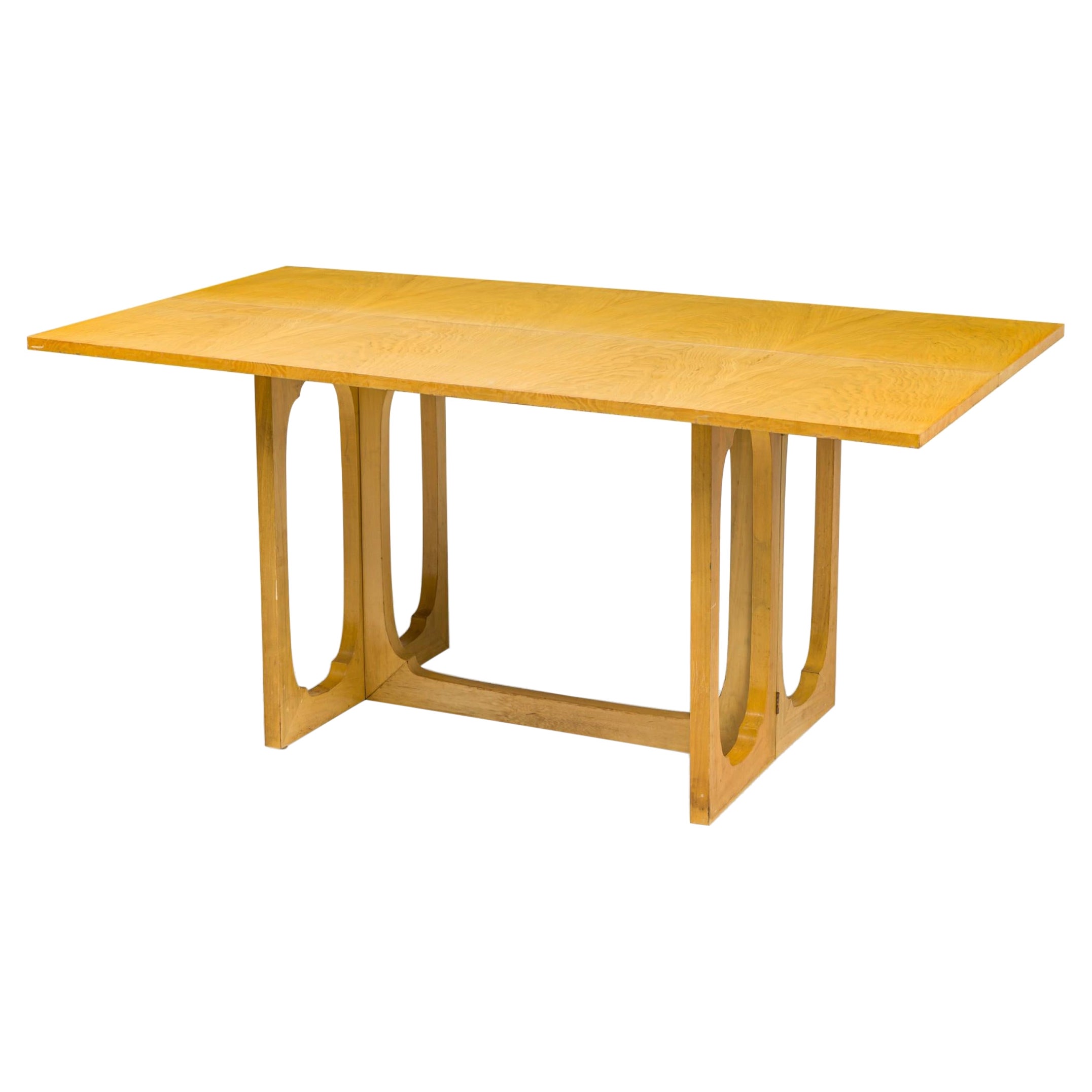 Johan Tapp American Mid-Century Custom Flip Flop Console Table For Sale