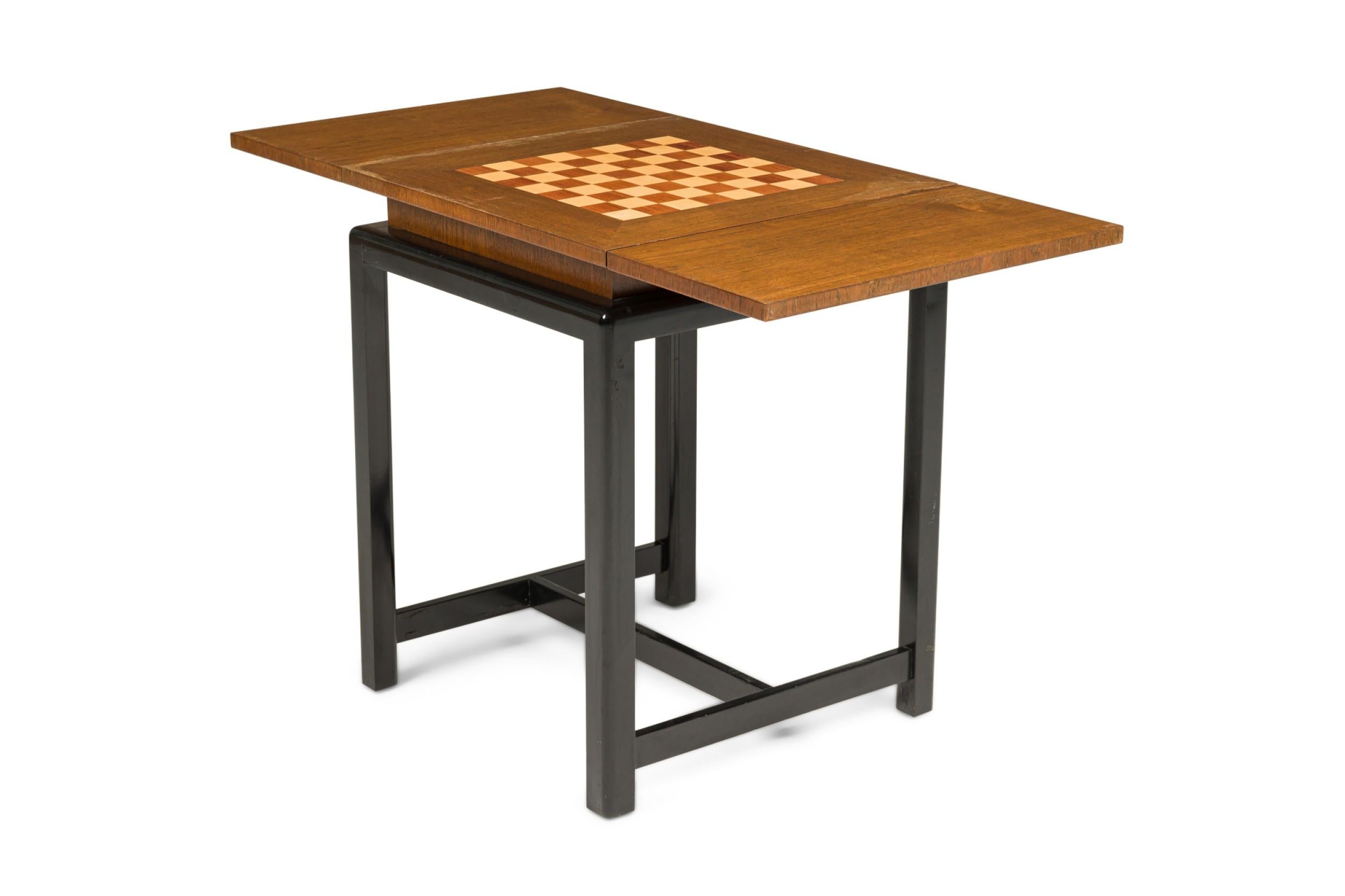 Johan Tapp Continental Mid-Century Butterfly Game Table In Good Condition For Sale In Queens, NY