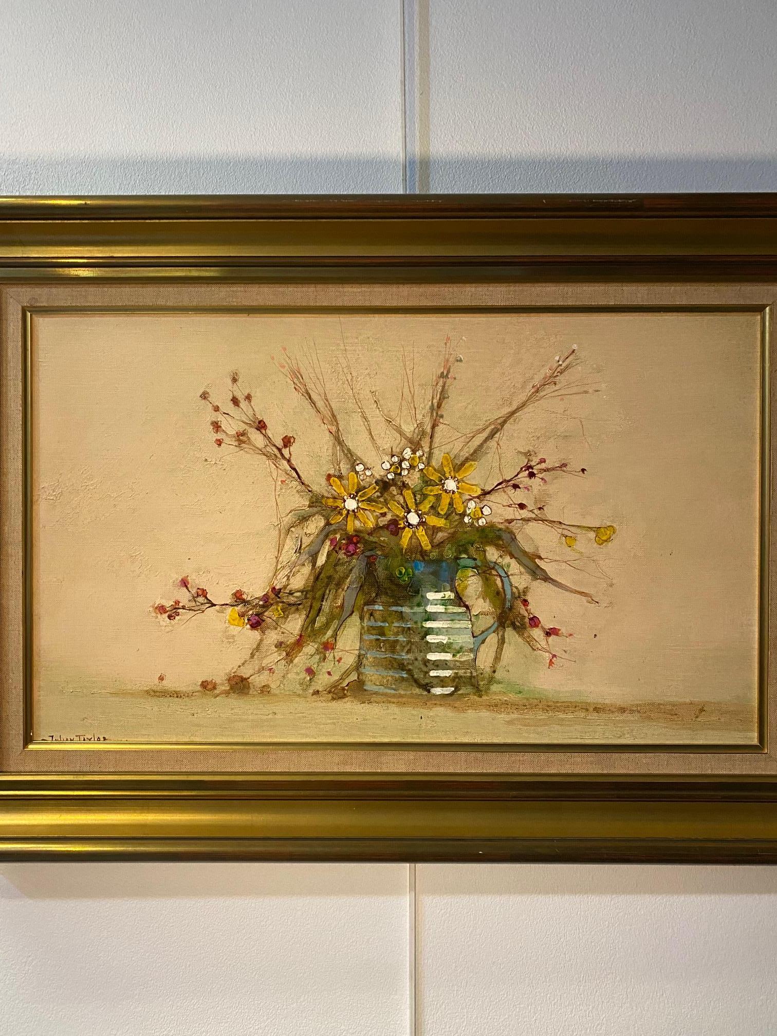 Still life by Johan Taylor - Oil on canvas 33x55 cm For Sale 6