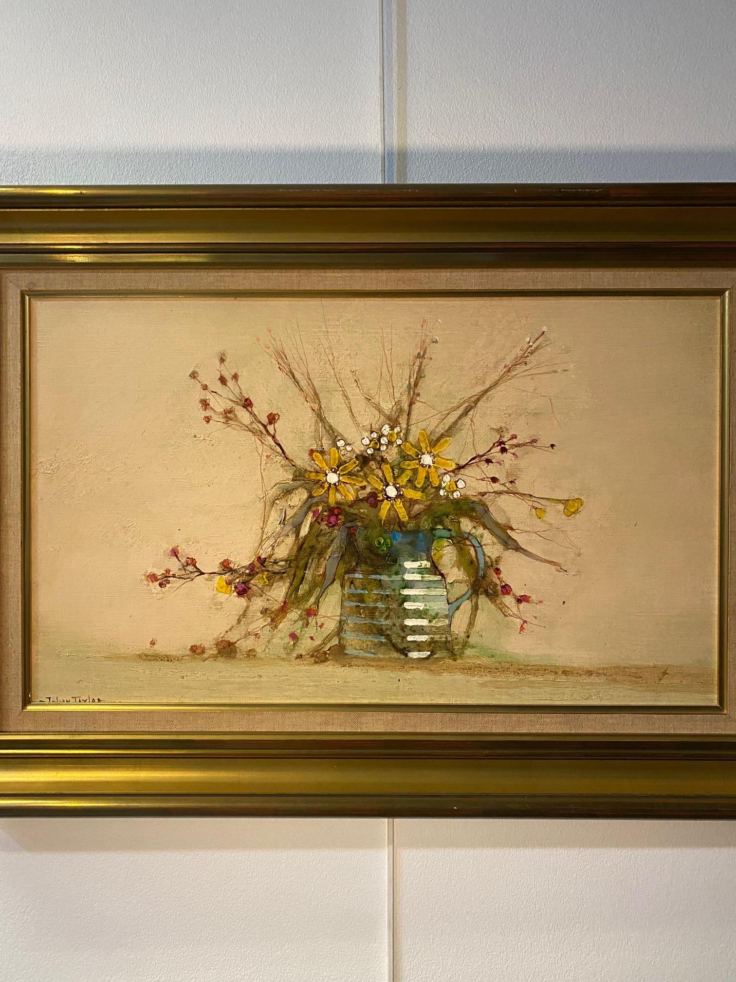 Stillleben von Johan Taylor – Öl auf Leinwand 33x55 cm im Angebot 6