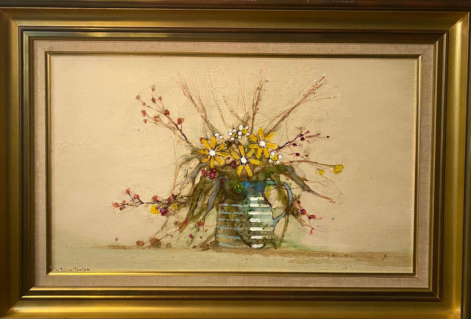Oil on canvas sold with frame (golden leaf) 
Total size with frame is 47x69 cm
Johan Taylor is a Swiss artist born in the 20th century. 
