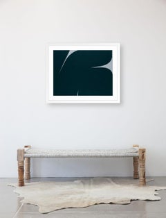 Untitled (Dark Green on Grey)