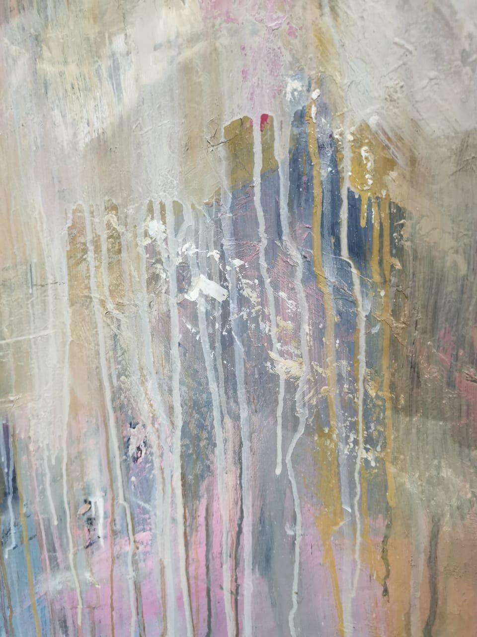 Si tratta di un dipinto a olio su tavola di grandi dimensioni, unico e gestualmente astratto, realizzato dall'artista sudafricano Johan van Vuuren. I suoi ritratti sono espressivi ed evocativi, con bellissime combinazioni di colori. Quest'opera non