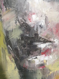 Oil on Canvas Gestural Abstracted Expressive Portrait II