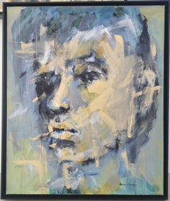 Oil on Canvas Expressive Portrait 
