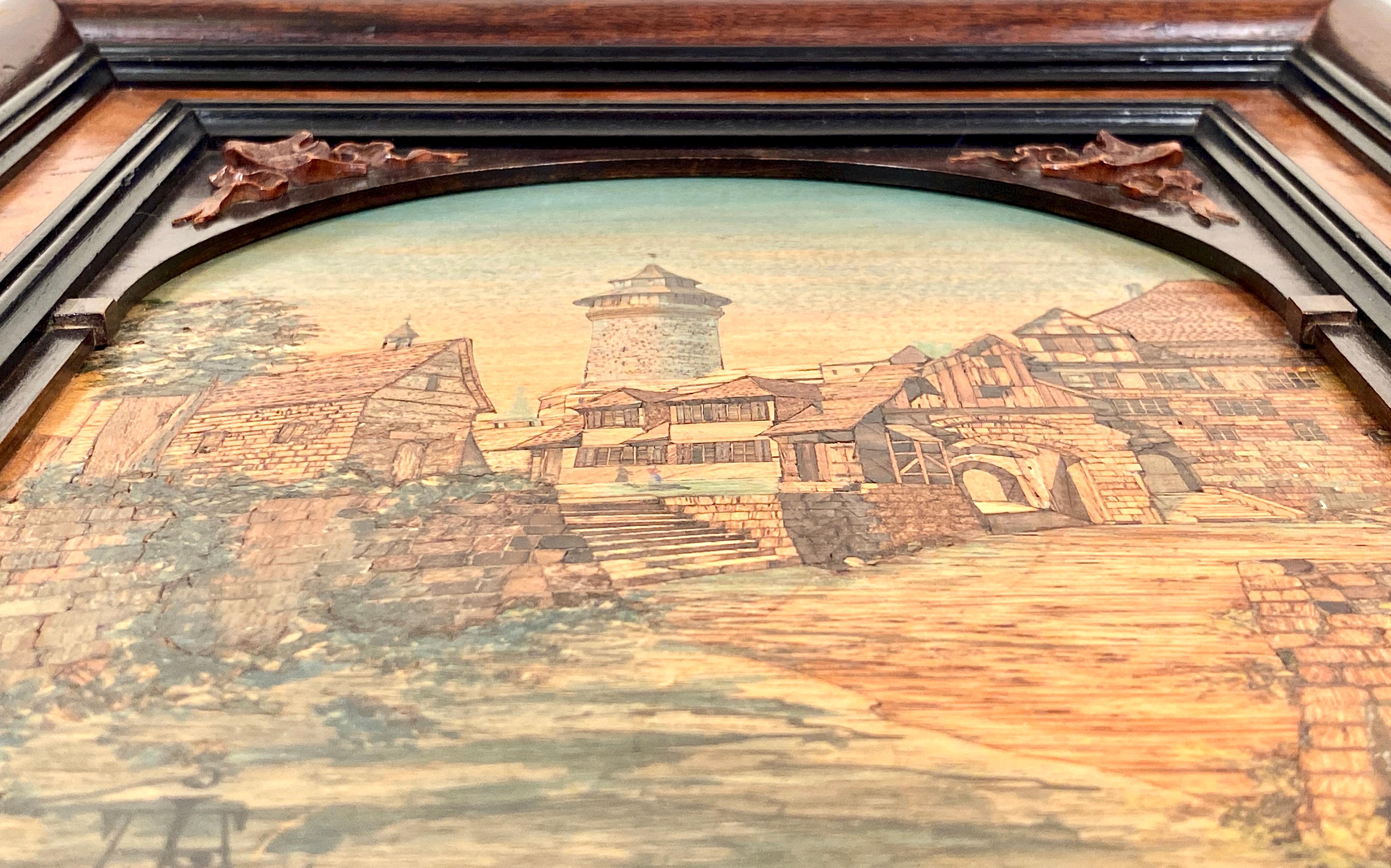 Inlay Johann Adelhard Mosaic Handmade Wooden Inlaid