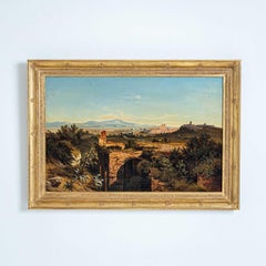 Johann Anton Castell (1810 Dresden - 1867 ebd.), Mediterrane Landschaft