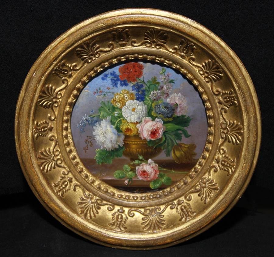 Johann Baptist Drechsler Still-Life Painting - Flower stilllife