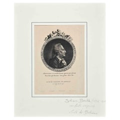 Jacques Casanova - Aguafuerte de Johann Berka - Siglo XVIII