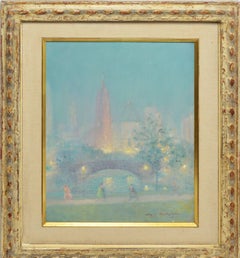 Evening View of Central Park by Johann Berthelsen